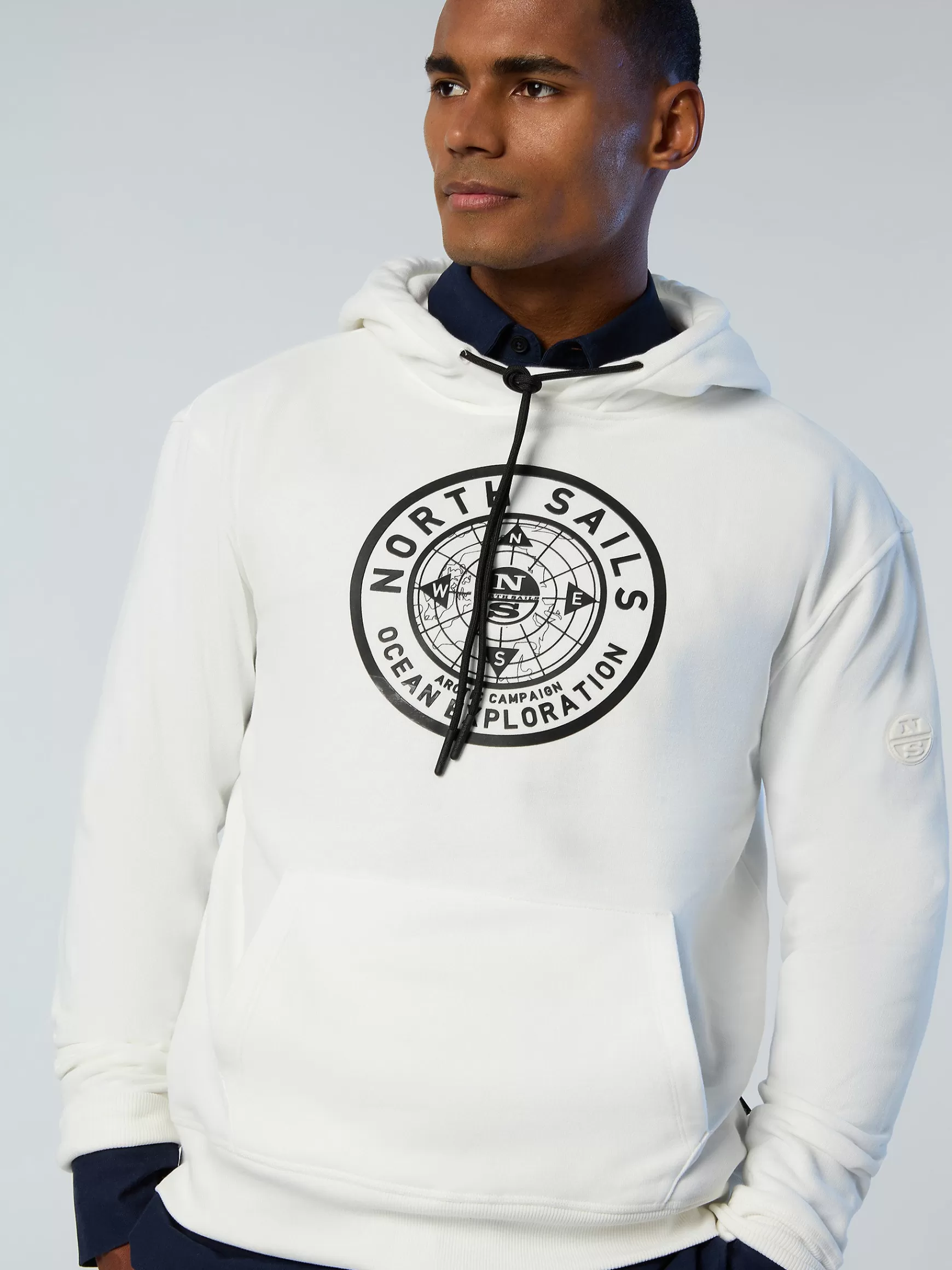 North Sails Felpa con cappuccio e stampa>Uomo Outlet | Felpe