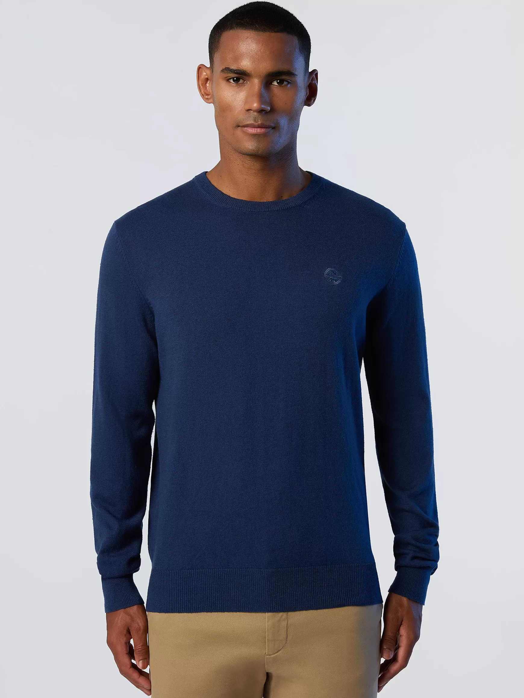 North Sails Maglione girocollo con logo>Uomo Outlet | Maglioni E Cardigan