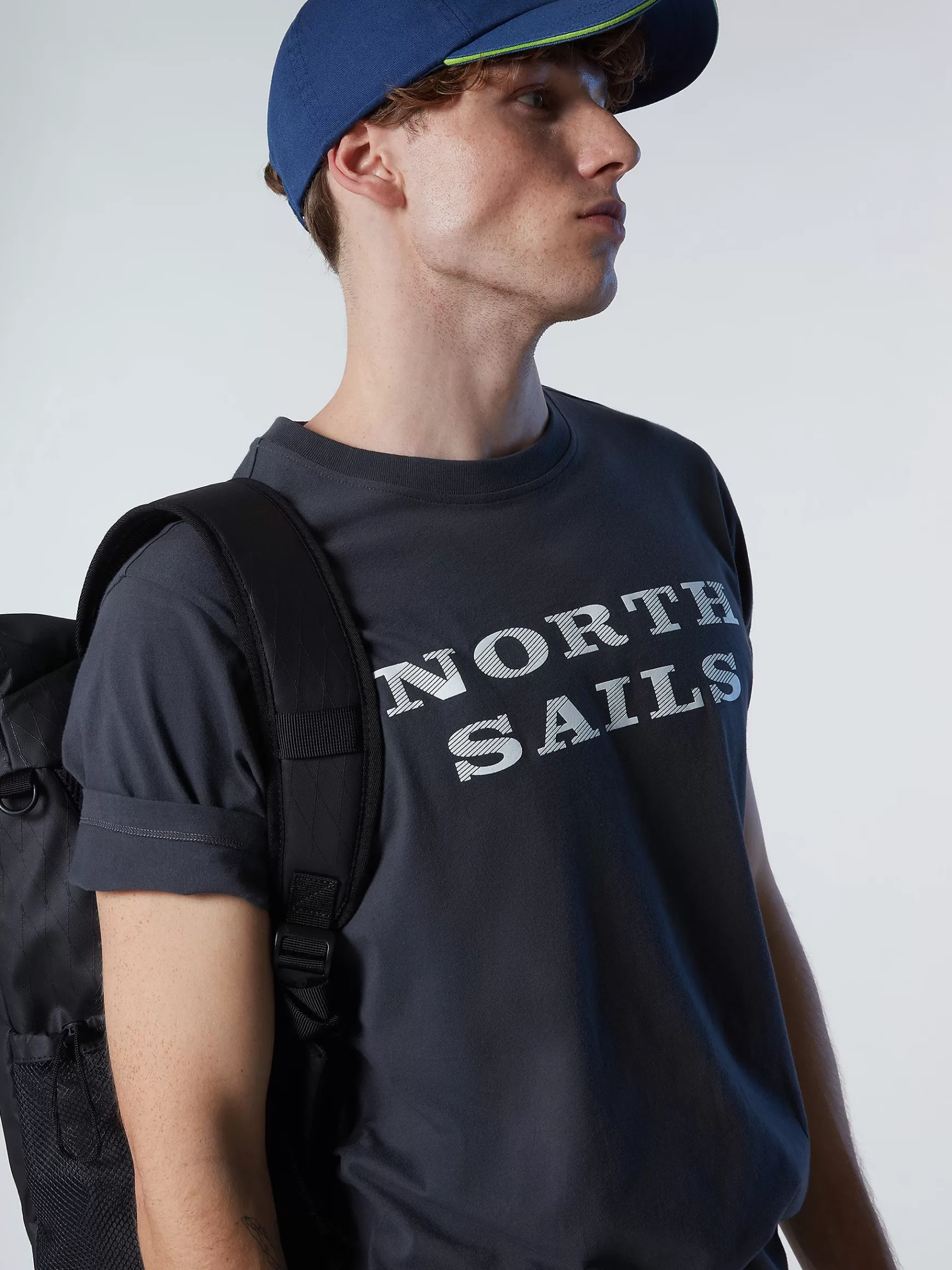 North Sails T-shirt con stampa lettering>Uomo Outlet