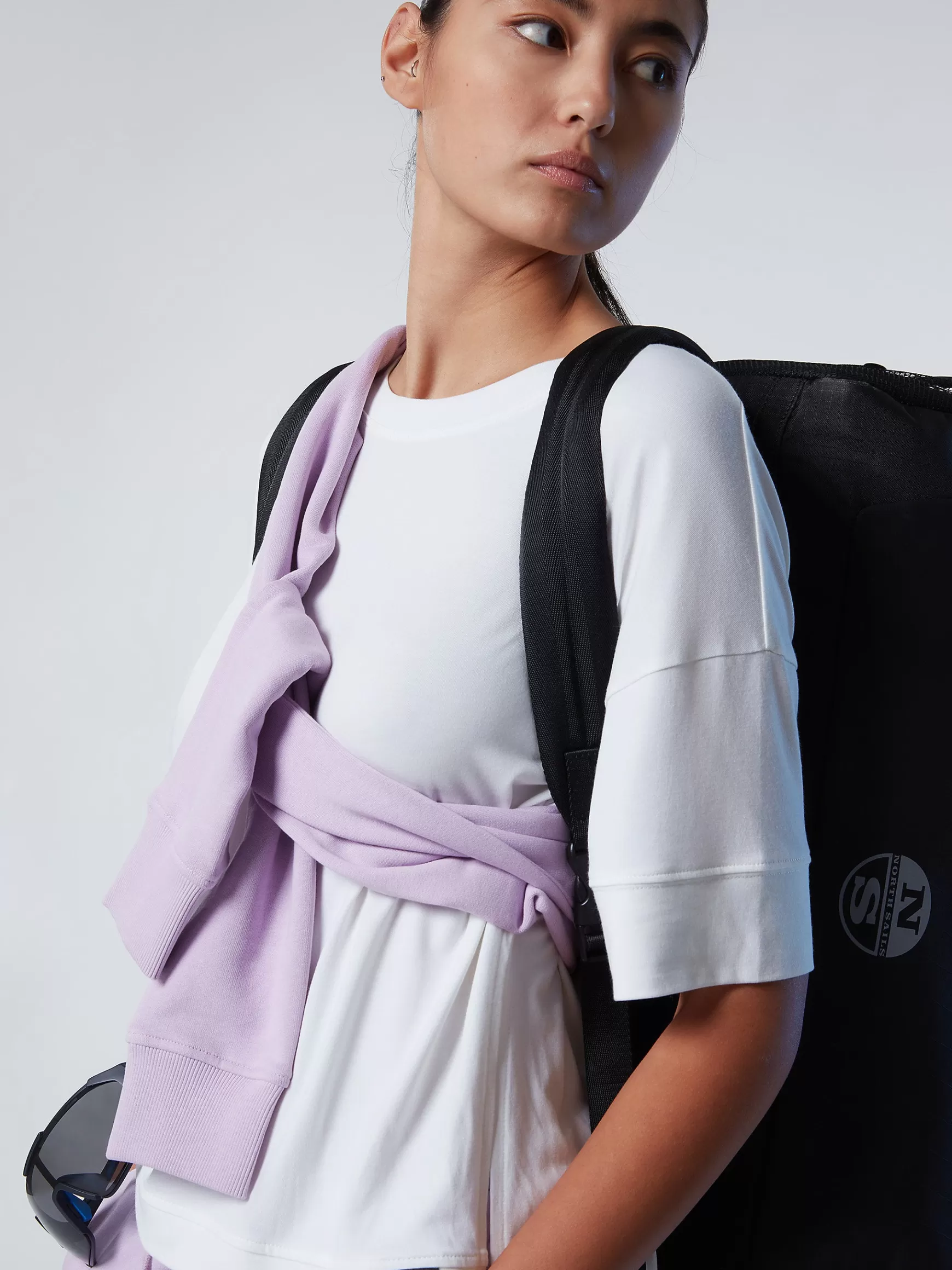 North Sails T-shirt in modal e tencel>Donna Outlet | Felpe